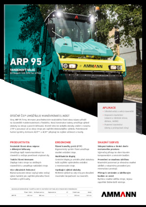 Tandem vibrohengerek Ammann ARP 95