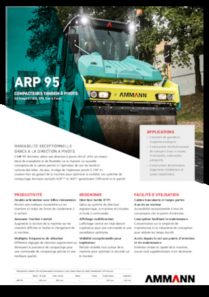 Tandem vibrohengerek Ammann ARP 95