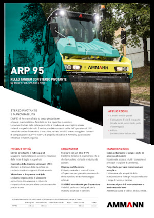 Tandem vibrohengerek Ammann ARP 95