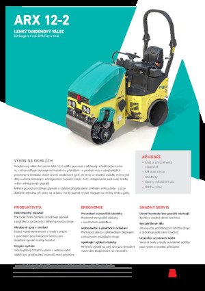 Tandem vibrohengerek Ammann ARX 12-2