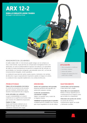 Tandem vibrohengerek Ammann ARX 12-2