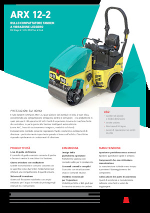 Tandem vibrohengerek Ammann ARX 12-2