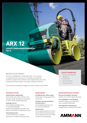 Tandem vibrohengerek Ammann ARX 12