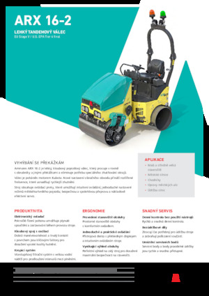 Tandem vibrohengerek Ammann ARX 16-2