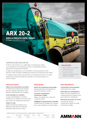 Tandem vibrohengerek Ammann ARX 20-2