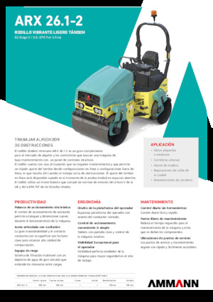 Tandem vibrohengerek Ammann ARX 26.1-2