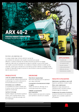 Tandem vibrohengerek Ammann ARX 40-2