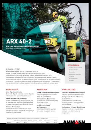 Tandem vibrohengerek Ammann ARX 40-2