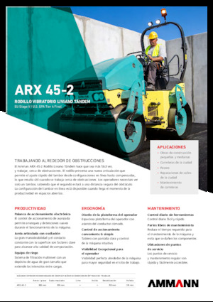 Tandem vibrohengerek Ammann ARX 45-2