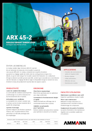 Tandem vibrohengerek Ammann ARX 45-2