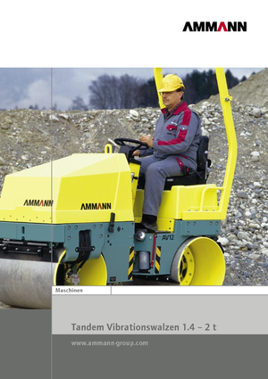 Tandem vibrohengerek Ammann AV 12