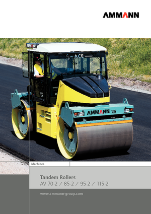 Tandem vibrohengerek Ammann AV 95-2