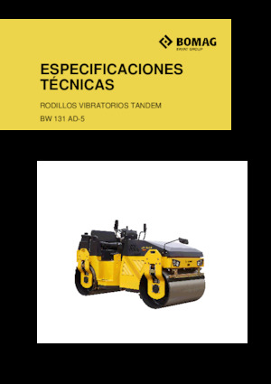 Tandem vibrohengerek Bomag BW 131 AD-5