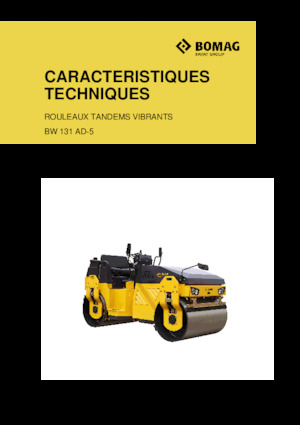 Tandem vibrohengerek Bomag BW 131 AD-5