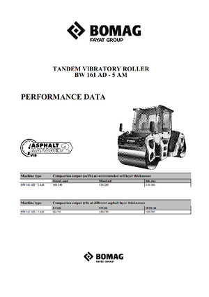 Tandem vibrohengerek Bomag BW 161 AD-5 AM