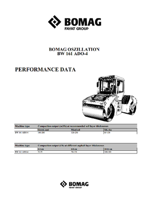 Tandem vibrohengerek Bomag BW 161 ADO-4