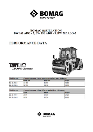 Tandem vibrohengerek Bomag BW 161 ADO-5