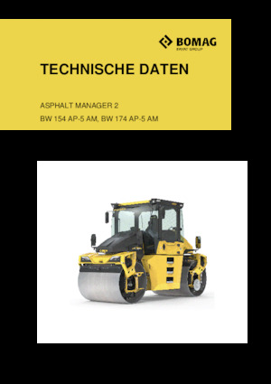 Tandem vibrohengerek Bomag BW 174 AP-5 AM
