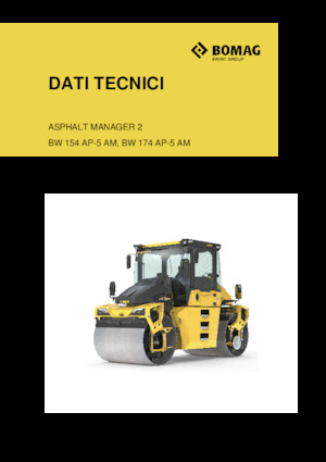 Tandem vibrohengerek Bomag BW 174 AP-5 AM