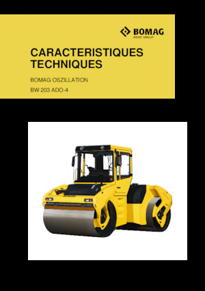 Tandem vibrohengerek Bomag BW 203 ADO-4