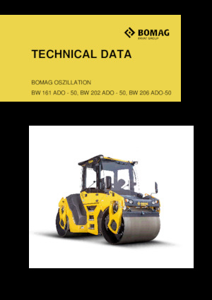 Tandem vibrohengerek Bomag BW 206 ADO-50