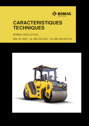 Tandem vibrohengerek Bomag BW 206 ADO-50