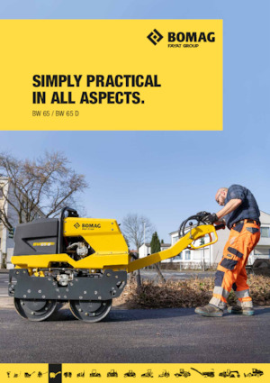 Tandem vibrohengerek Bomag BW 65