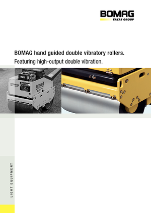 Tandem vibrohengerek Bomag BW 65 H E-Start