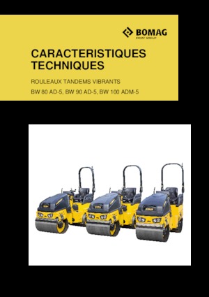 Tandem vibrohengerek Bomag BW 90 AD-5