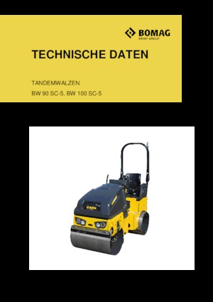 Tandem vibrohengerek Bomag BW 90 SC-5