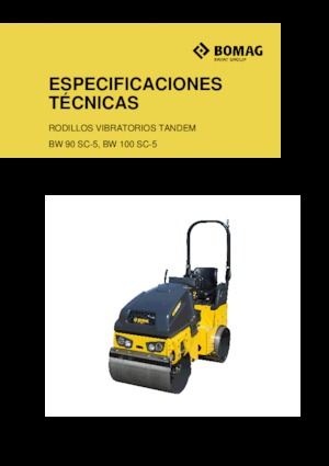 Tandem vibrohengerek Bomag BW 100 SC-5