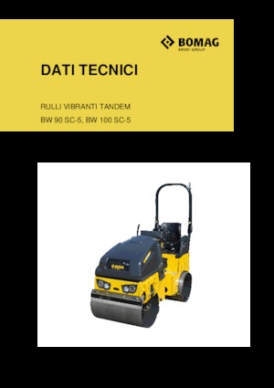 Tandem vibrohengerek Bomag BW 100 SC-5