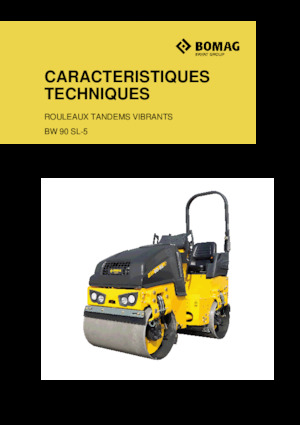 Tandem vibrohengerek Bomag BW 90 SL-5