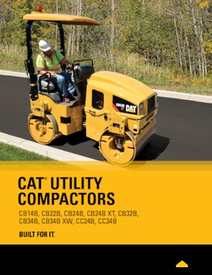 Tandem vibrohengerek Caterpillar CB24B
