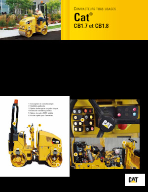 Tandem vibrohengerek Caterpillar CB1.7