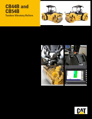 Tandem vibrohengerek Caterpillar CB44B