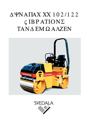 Tandem vibrohengerek Dynapac CC 122