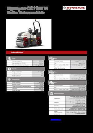 Tandem vibrohengerek Dynapac CC 1100 VI