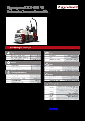 Tandem vibrohengerek Dynapac CC 1100 VI