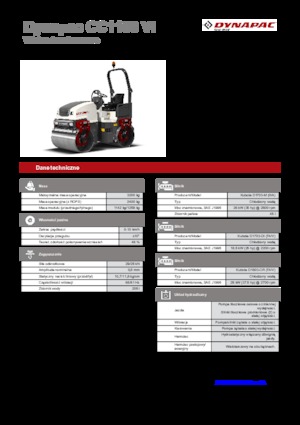 Tandem vibrohengerek Dynapac CC 1100 VI