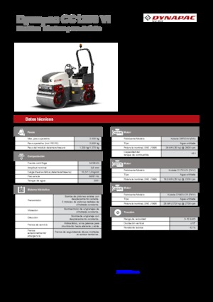 Tandem vibrohengerek Dynapac CC 1200 VI