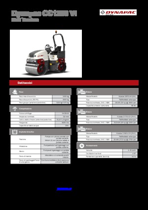 Tandem vibrohengerek Dynapac CC 1200 VI