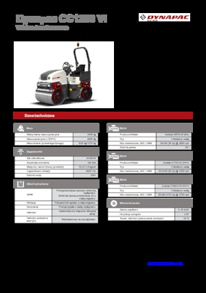 Tandem vibrohengerek Dynapac CC 1200 VI