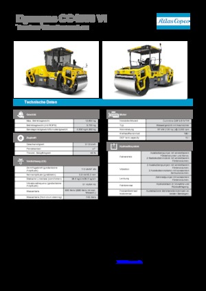 Tandem vibrohengerek Dynapac CC 4000 VI