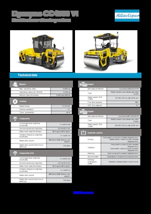 Tandem vibrohengerek Dynapac CC 4000 VI
