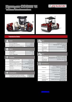 Tandem vibrohengerek Dynapac CC 4200 VI