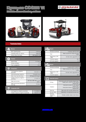 Tandem vibrohengerek Dynapac CC 4200 VI