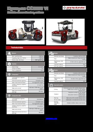 Tandem vibrohengerek Dynapac CC 5200 VI