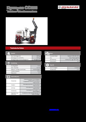 Tandem vibrohengerek Dynapac CC 800