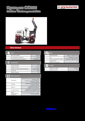 Tandem vibrohengerek Dynapac CC 800